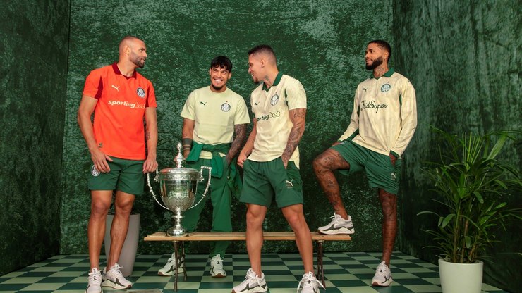 Palmeiras lança camisa para a Copa do Mundo de Clubes; veja fotos