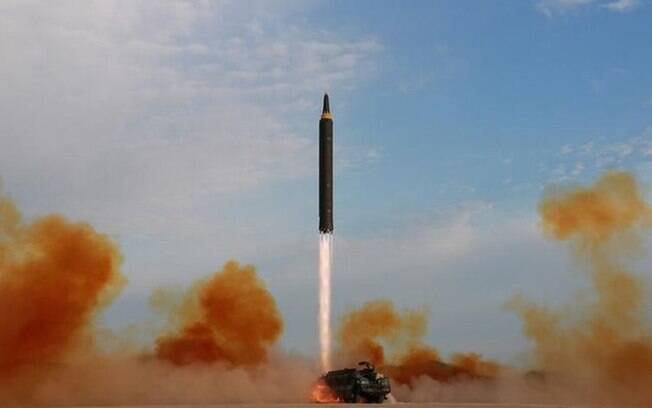 Lançamento de míssil pela Coreia do Norte 