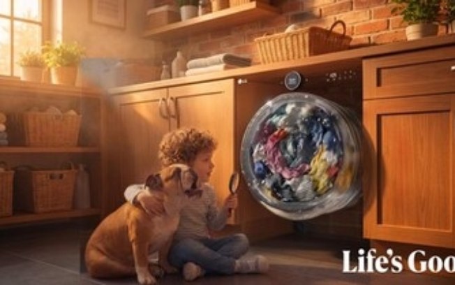 Nova linha de lava e seca LG de alta capacidade traz ciclo especial aprovado por pets