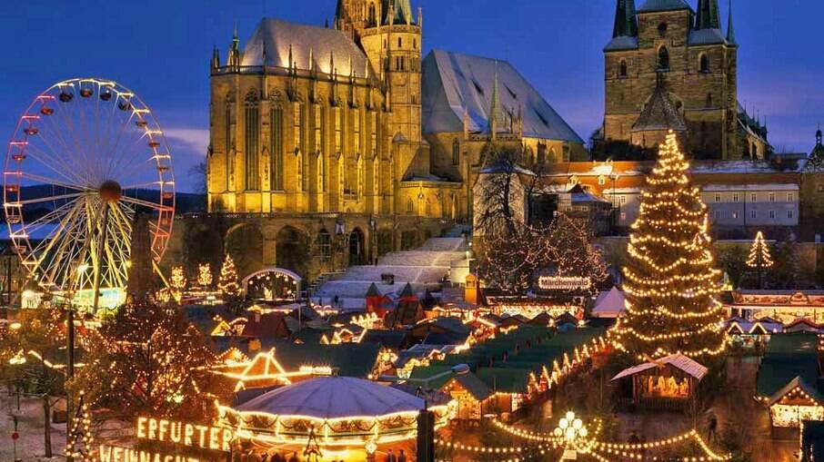 Na República Tcheca os mercados de Natal fazem sucesso entre os moradores.