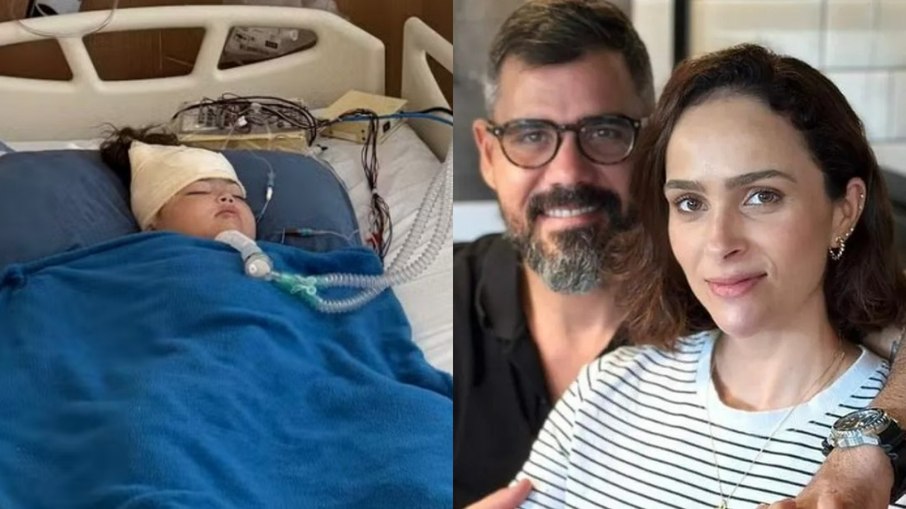 Filha de Juliano Cazarré está internada na UTI Filha de Juliano Cazarré está internada na UTI