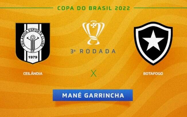 Ceilândia-DF x Botafogo: prováveis times, desfalques e onde assistir ao jogo da Copa do Brasil
