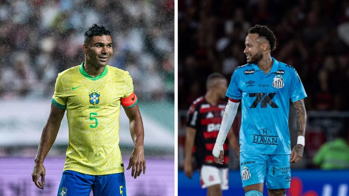 Casemiro é capitão da Seleção, enquanto Neymar não foi convidado por Ancelotti Casemiro é capitão da Seleção, enquanto Neymar não foi convidado por Ancelotti