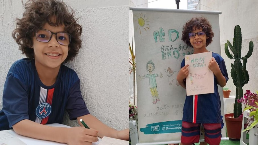 Dia das crianças – Menino de 06 anos lança seu primeiro livro