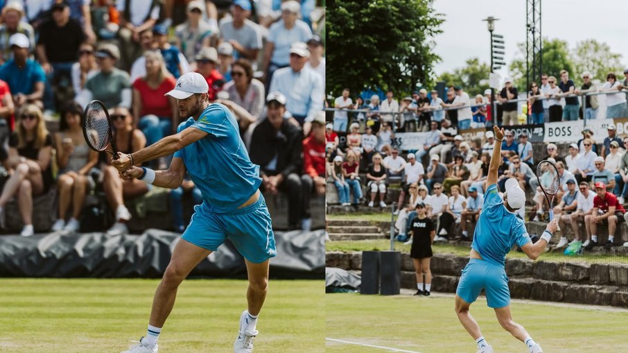 Yannick Hanfmann venceu João Fonseca na estreia do ATP 500 de Halle