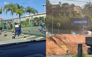 Vídeo: vazamento de gás
gera pânico em shopping de Blumenau (SC)