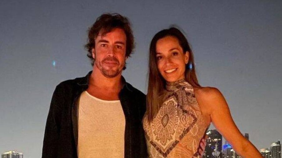 Fernando Alonso e Andrea Schlager