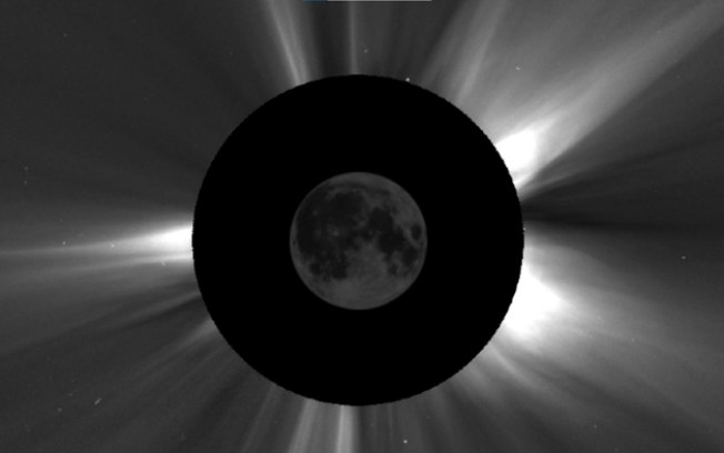 Eclipse solar total é visível a qualquer hora nesta ferramenta