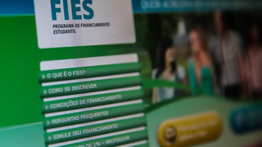 Página do FIES Página do FIES