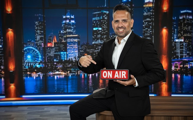 Jornalista comandará talkshow para brasileiros em TV nos EUA