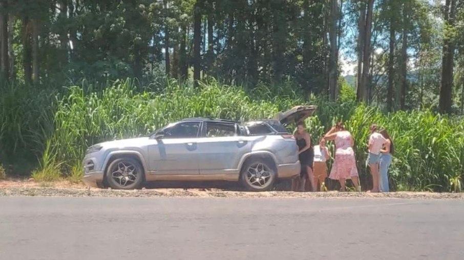 A família retornava para São Paulo depois de passar o Carnaval em Minas Gerais A família retornava para São Paulo depois de passar o Carnaval em Minas Gerais