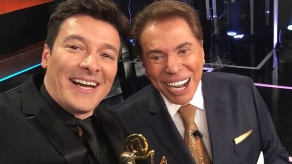 Rodrigo Faro e Silvio Santos