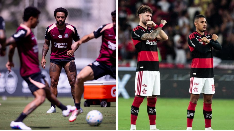 Corinthians recebe o Flamengo no primeiro encontro após disputa da Supercopa