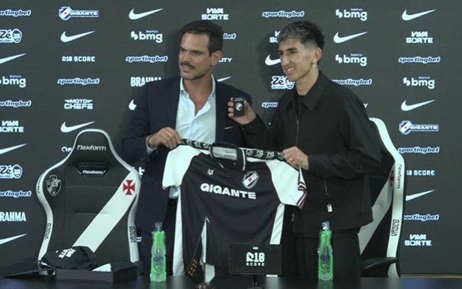 Lescano foi apresentado oficialmente como novo jogador do Vasco