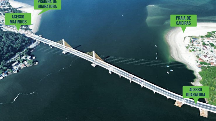 Ponte de Guaratuba é inaugurada no PR, após décadas de espera