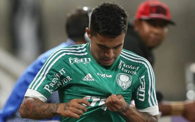 Dudu marcou um dos gols do Palmeiras diante do Flamengo, no Allianz Parque. Foto: Cesar Greco/Ag Palmeiras/Divulgação