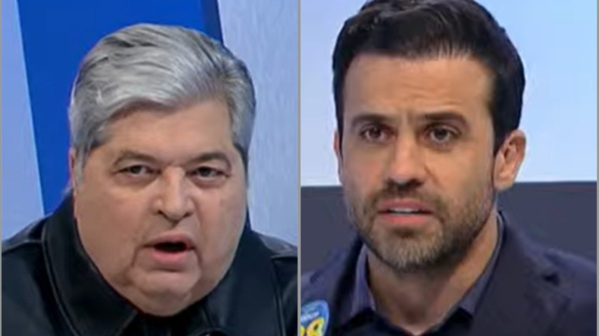 Marçal e Datena do debate da redeTV/UOL