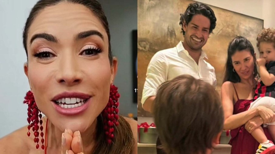Natal em Família Revela Raro Momento de Benjamin, Filho de Rebeca Abravanel e Alexandre Pato