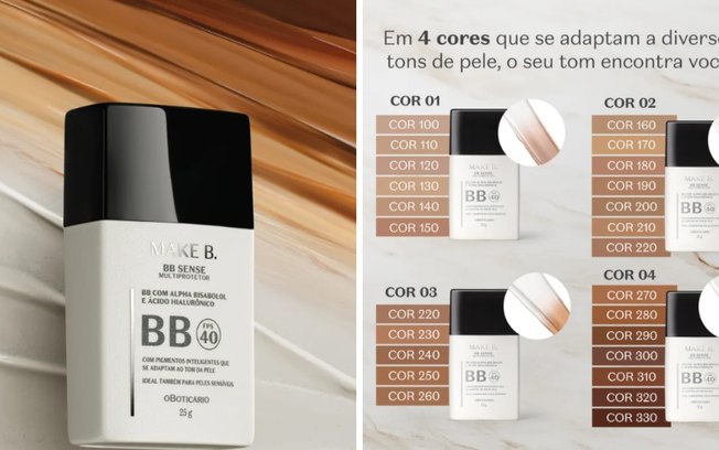 Make B. BB Sense: conheça a base que combina com todas as peles