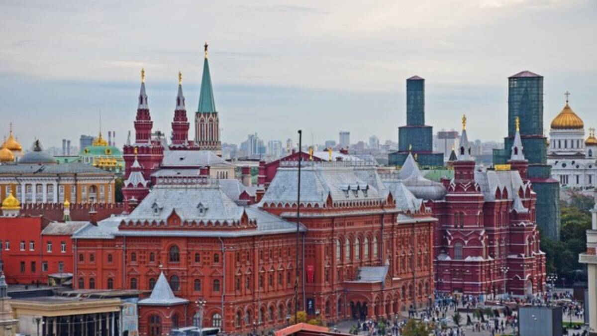 Praça Vermelha, em Moscou, na Rússia