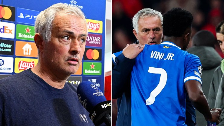 Mourinho questiona Vini Jr. após denúncia de racismo na Champions