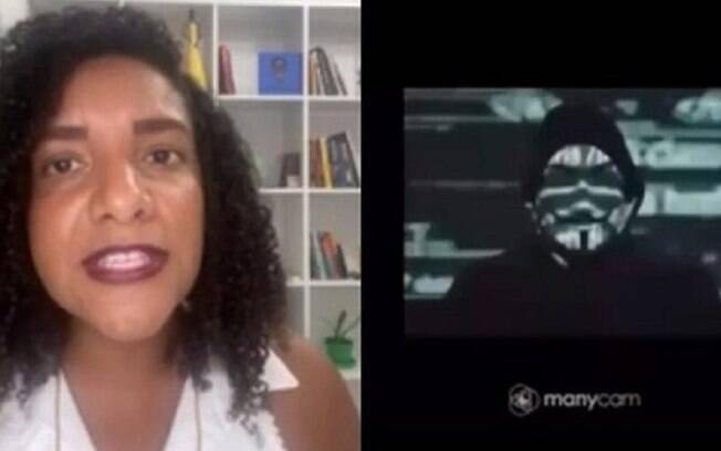 Deputada Estadual Renata Souza teve a transmissão interrompida por hackers