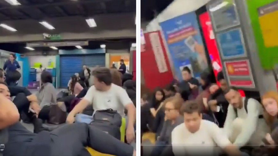 Tiroteio assustou passageiros da estação Del Castilho