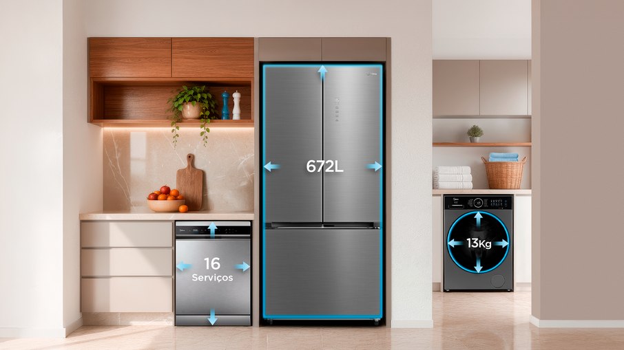 Midea aposta em conceito global de otimização de espaço em nova campanha Midea aposta em conceito global de otimização de espaço em nova campanha