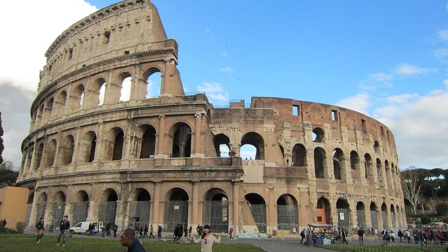 Coliseu de Roma, na Itália
