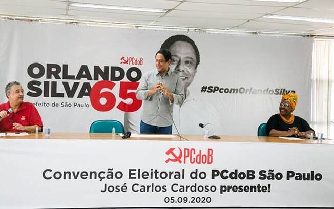 Orlando Silva em convenção do PCdoB