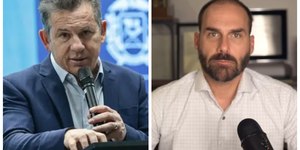 Mais confusão: governador do MT contra-ataca Eduardo Bolsonaro