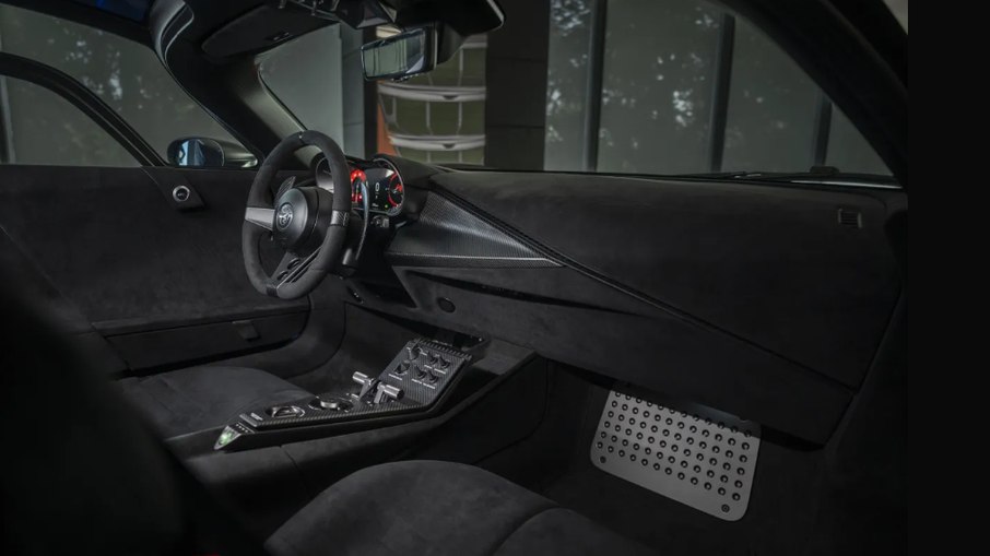 Interior do Alfa Romeo 33 Stradale one-off