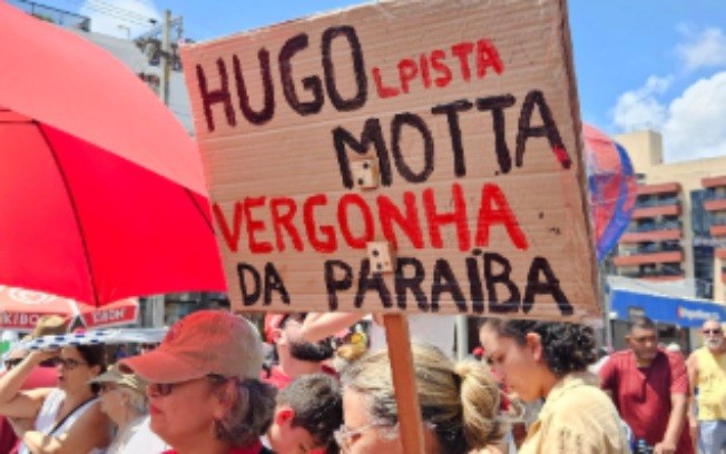Protesto contra o Congresso na Paraíba Protesto contra o Congresso na Paraíba