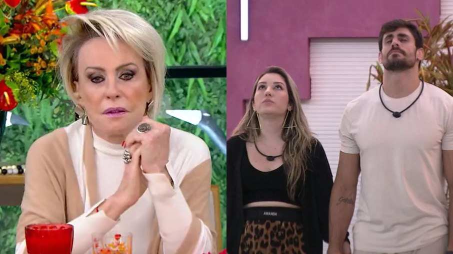 Ana Maria Braga opinou sobre relação de Amanda Meirelles e Cara de Sapato no 'BBB 23'