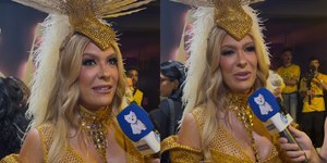 Grávida, Lore Improta se prepara para desfilar no Carnaval do Rio