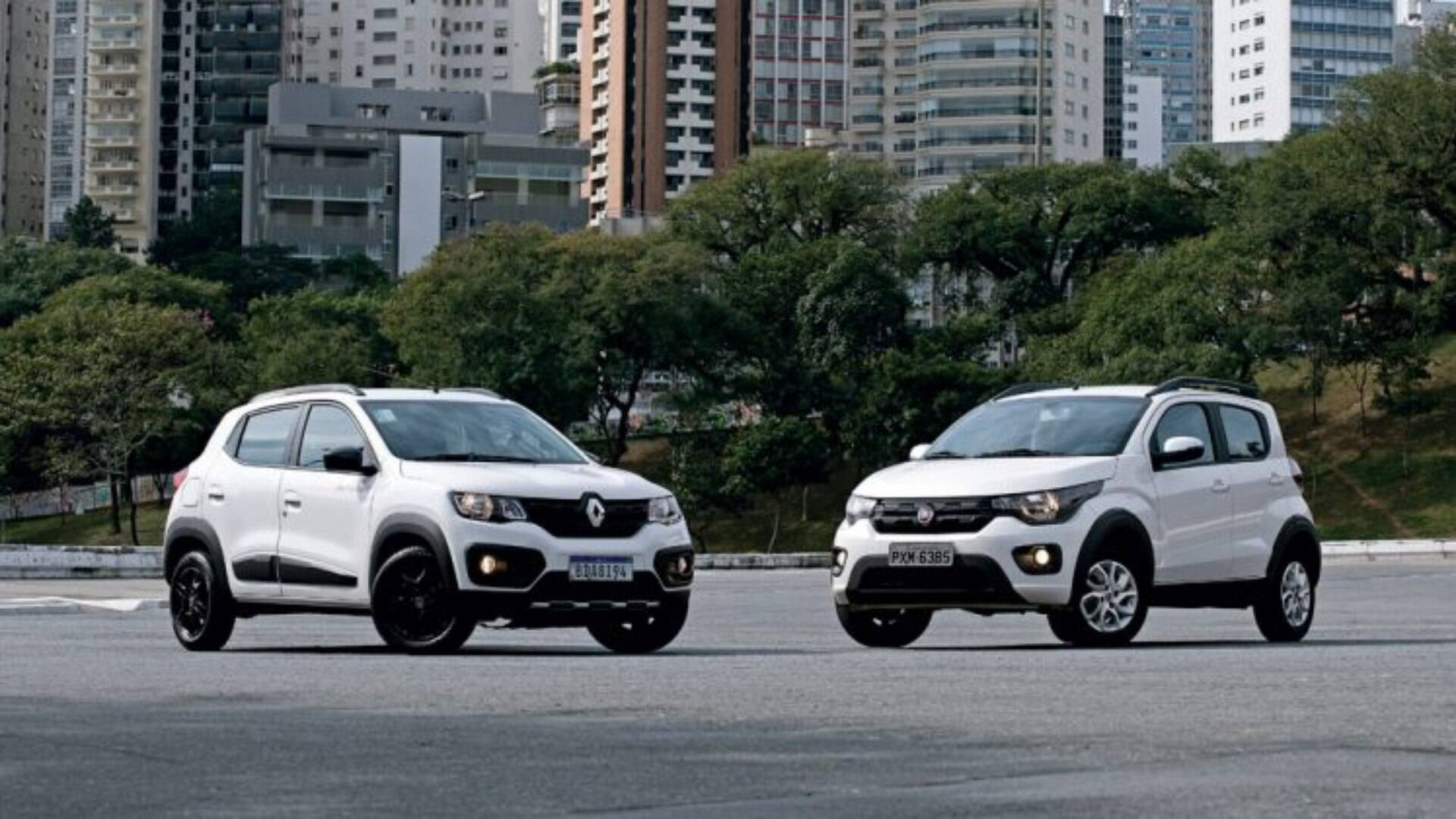 Renault Kwid x Fiat Mobi: qual é a melhor escolha entre os carros