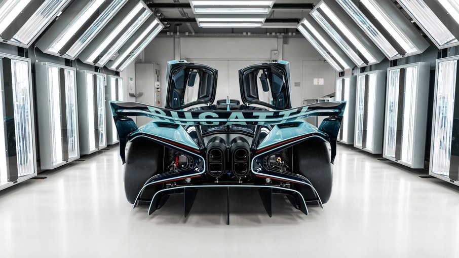 Traseira do Bugatti Bolide