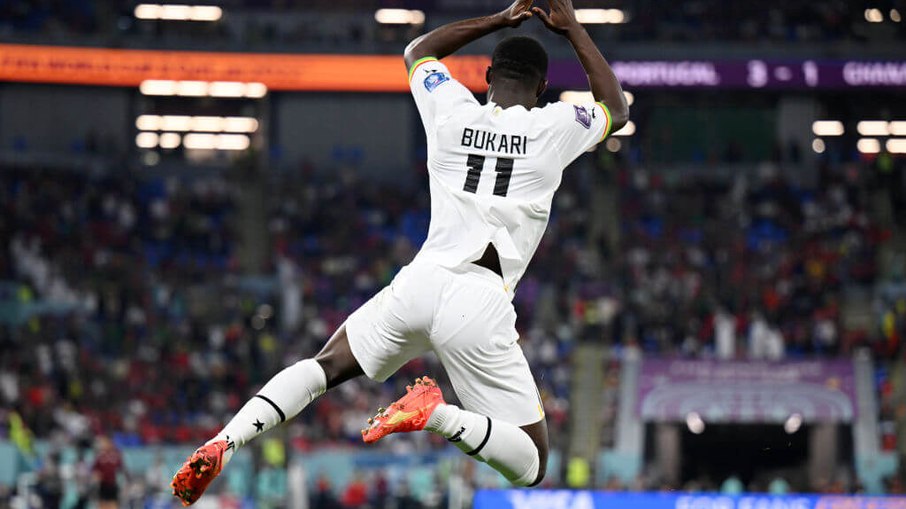 Osman Bukari imitou Cristiano Ronaldo em comemoração de gol