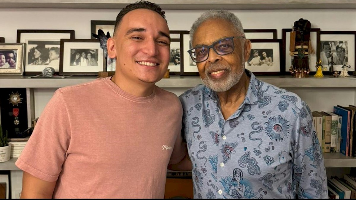 O encontro de João Gomes e Gilberto Gil