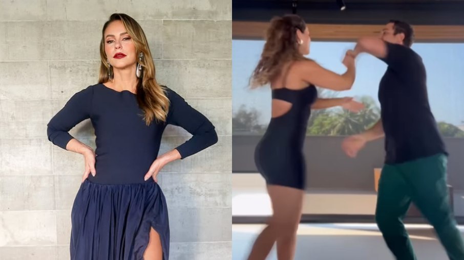 Paolla Oliveira relembra dança