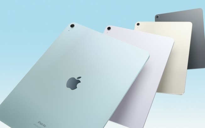 Apple anuncia iPad Air 6 com chip M2 e dois tamanhos