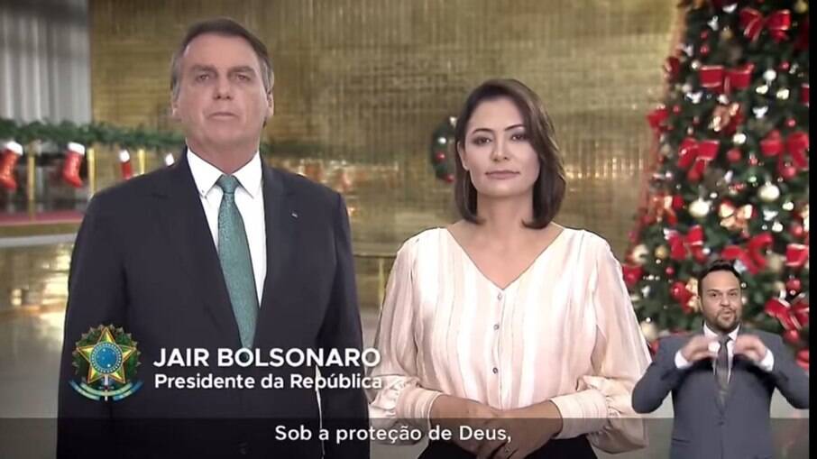 Pronunciamento de Natal da família Bolsonaro