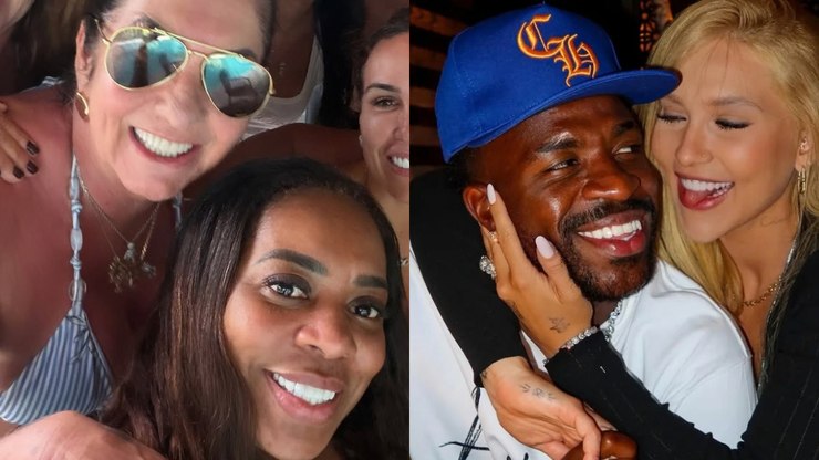 Mãe de Vini Jr. posa com mãe de Virginia em meio à suposta crise