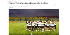 Jornal da Colômbia vê Palmeiras como “avassalador e absoluto”