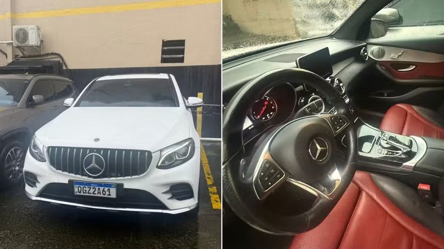 Carro de luxo foi apreendido durante a Operação Costeau