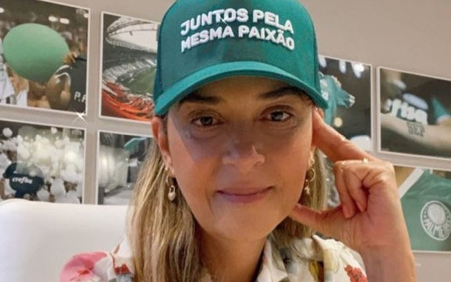 Leila Pereira, presidente do Palmeiras Leila Pereira, presidente do Palmeiras