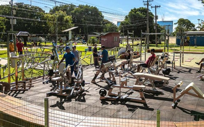 Academia ao ar livre será inaugurada no Parque da Cidade