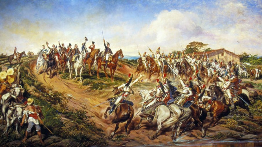 Em 7 de setembro de 1822, Dom Pedro I, então príncipe regente do Brasil, proclamou a Independência do país Em 7 de setembro de 1822, Dom Pedro I, então príncipe regente do Brasil, proclamou a Independência do país