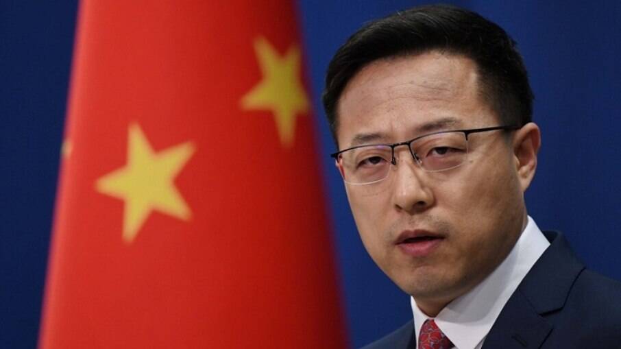 Zhao Lijian porta-voz do Ministério das Relações Exteriores da China