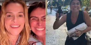 Ingrid Guimarães viraliza ao dar susto em Giovanna Antonelli